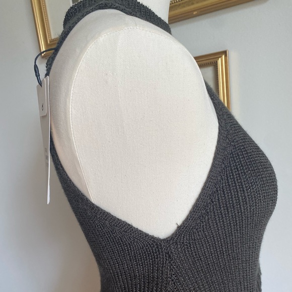 Zara embroidered halter neck dress - Picture 8 of 10